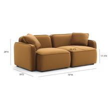Travie 78" Modular Loveseat