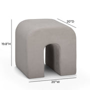 Desi Performance Fabric Ottoman