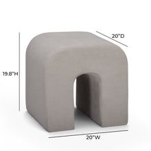Desi Performance Fabric Ottoman
