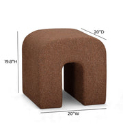 Desi Performance Fabric Ottoman