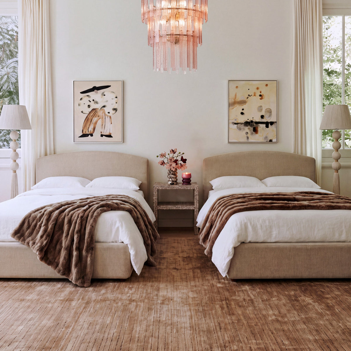 Leah 48" Special Sized Chenille Bed