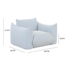 Saint Tropez Stuffed Indoor/Outdoor Armchair