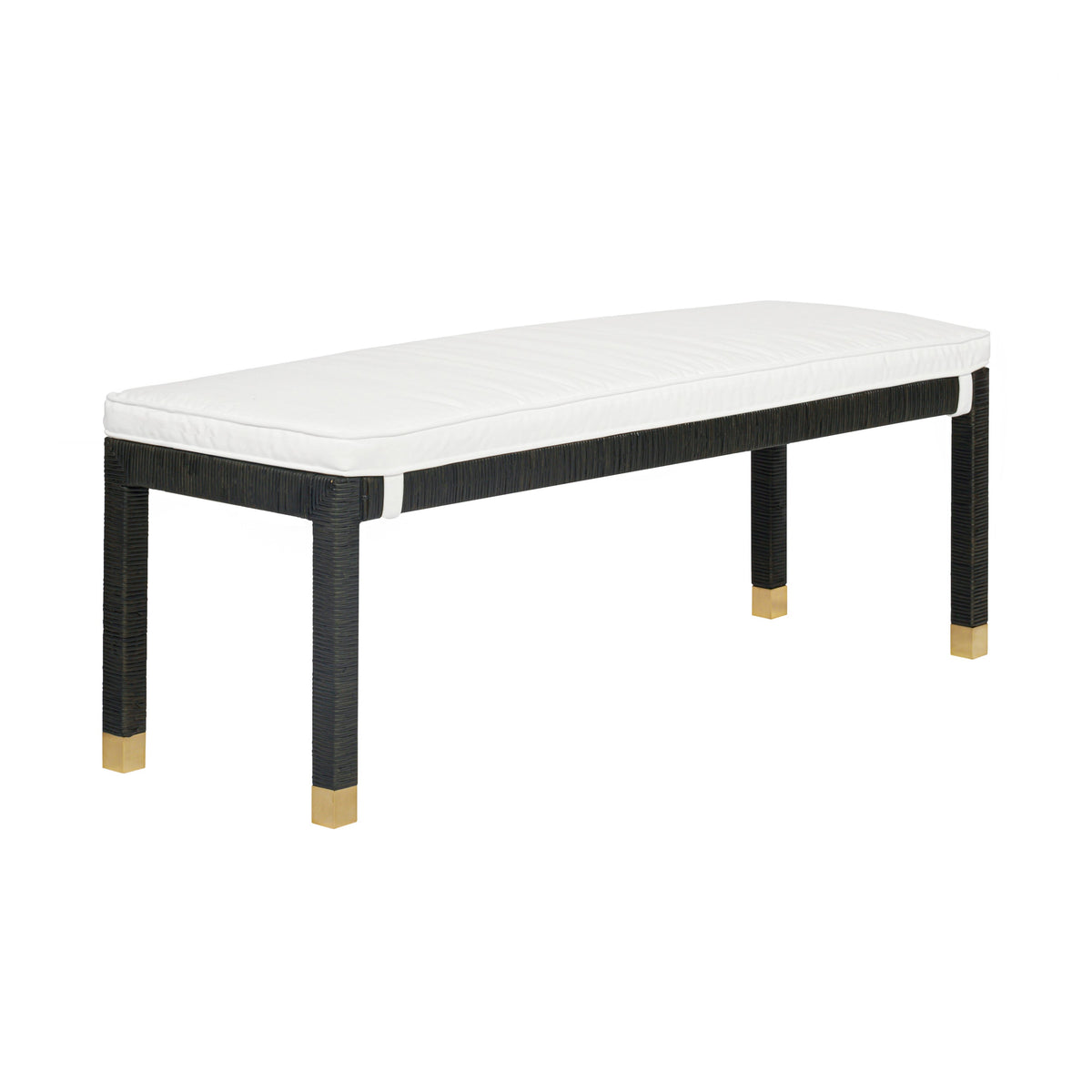 Amara 50" Rattan Bench