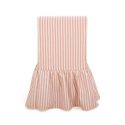 Gertrude Striped Performance Linen Skirted Dining Chair