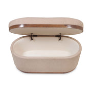 Olivier 41" Oval Storage Ottoman