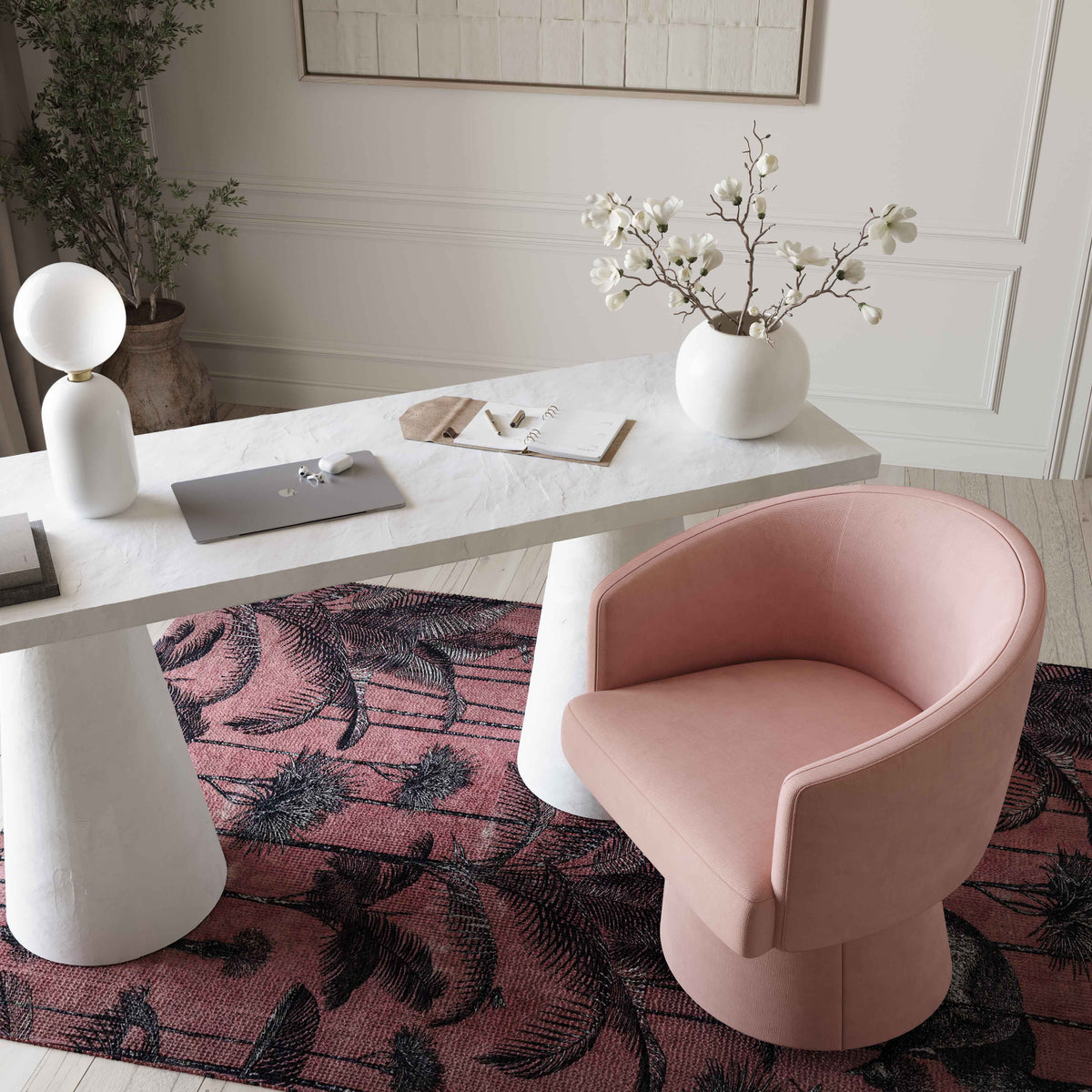 Kristen Rolling Desk Chair