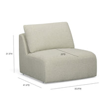 Noor 36" Modular Armless Chair