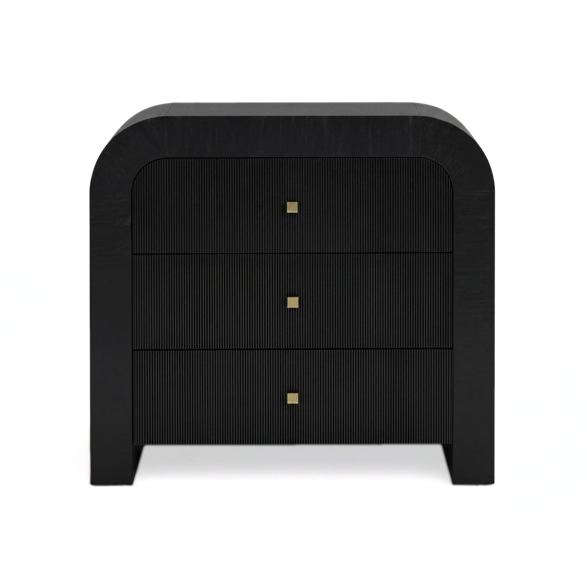 Hump 38" Arched 3-Drawer Bedside Chest