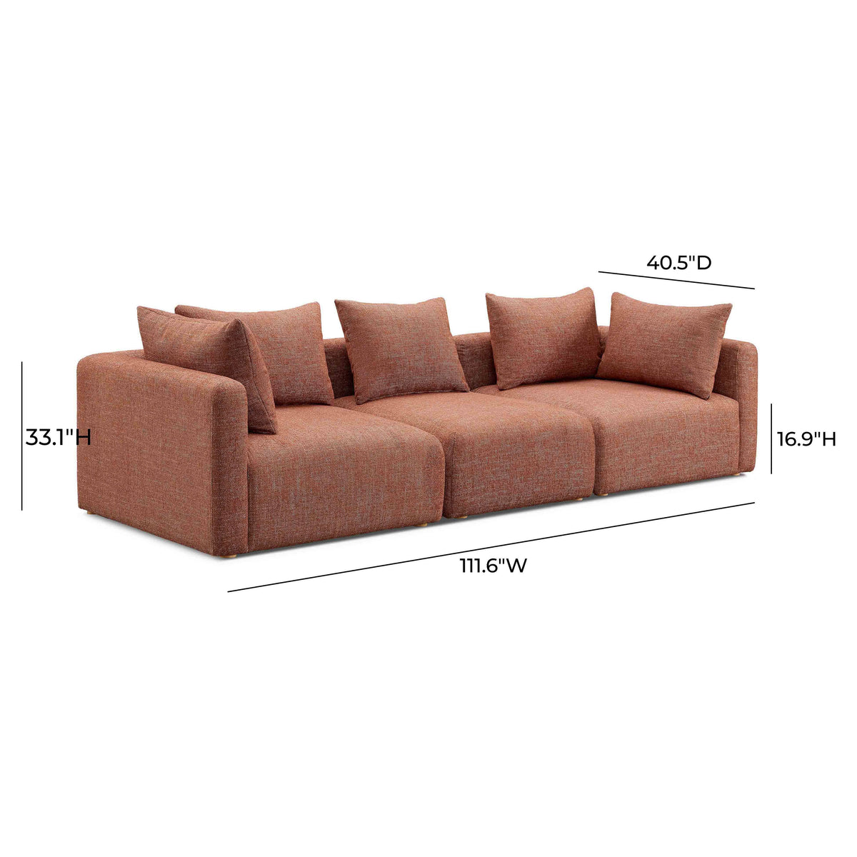 Hangover Modular Sofa (112"-145")