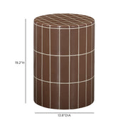 Tatiana Round Concrete Indoor/Outdoor Side Table