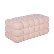 Anita 39" Faux Shearling Storage Bench With Reversible Tray Top