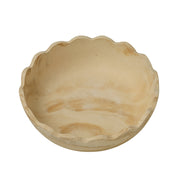 Holly Scalloped Resin Salad Bowl