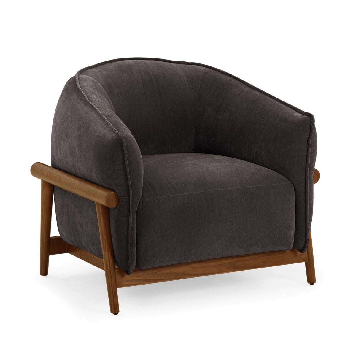 Piedmont Upcycled Contract-Grade Chenille Accent Chair