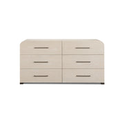 Marissa 62" Ash 6-Drawer Dresser