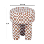 Claire Textured Accent Stool