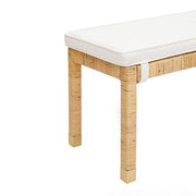 Amara 50" Rattan Bench