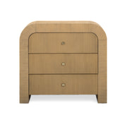 Hump 38" Arched 3-Drawer Bedside Chest