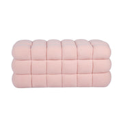 Anita 39" Faux Shearling Storage Bench With Reversible Tray Top