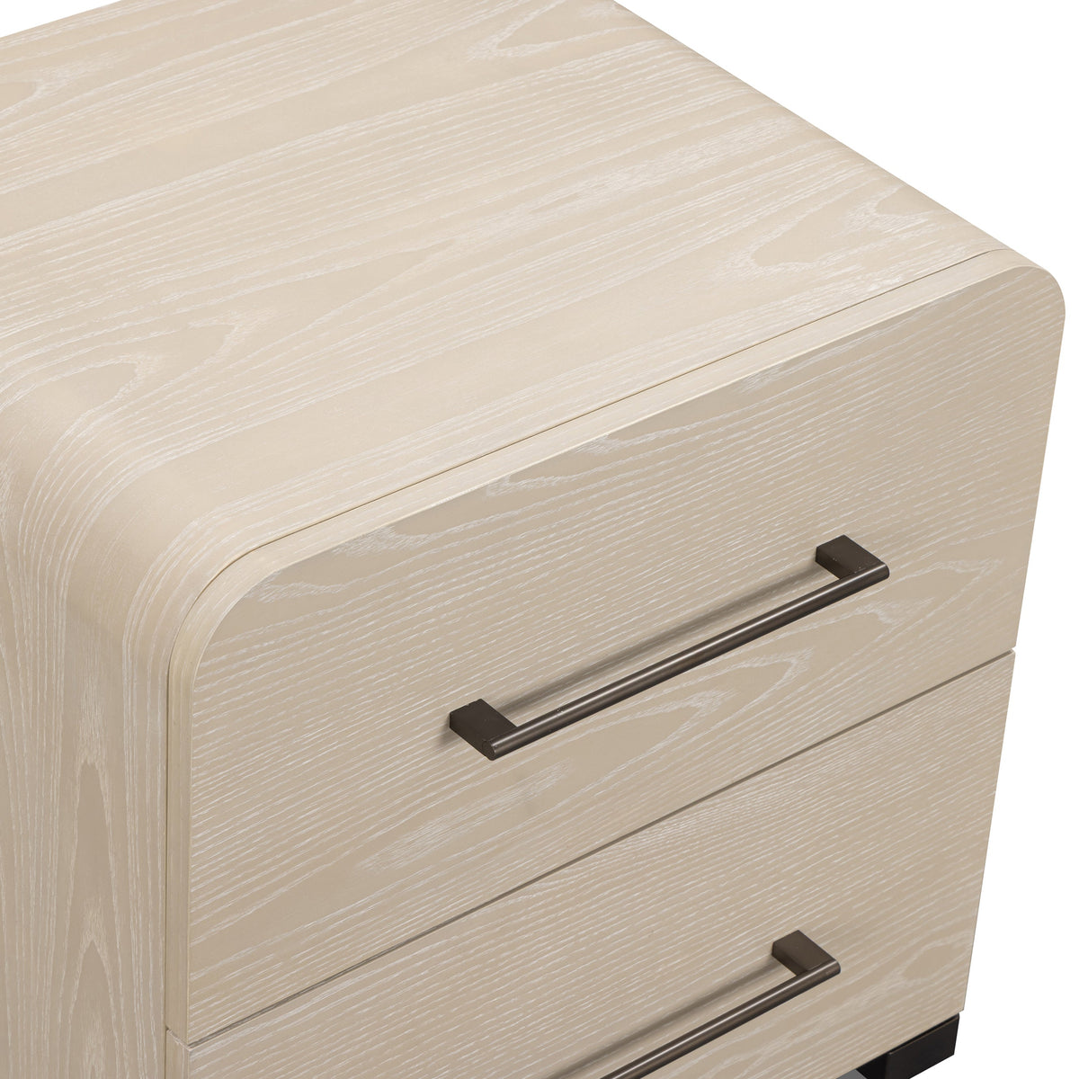 Marissa 22" Ash 2-Drawer Nightstand
