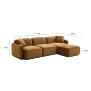 Travie 4-Piece Modular Sectional