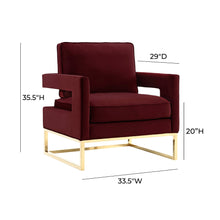Avery Performance Velvet Accent Chair