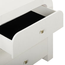 Hump 38" Arched 3-Drawer Bedside Chest