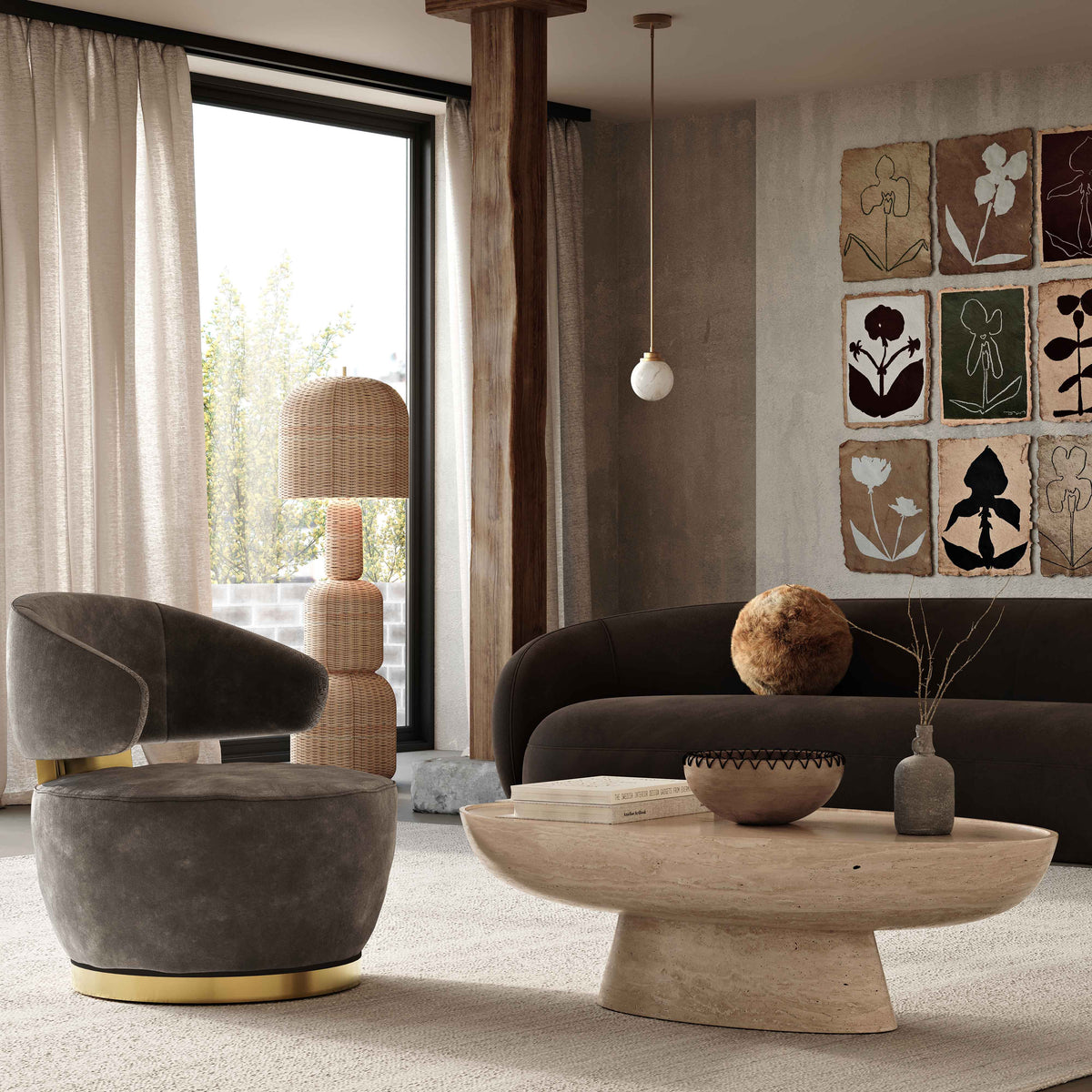 Austin Swivel Accent Chair