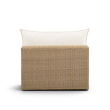 Cali Performance Fabric & Wicker Outdoor Armless Chair
