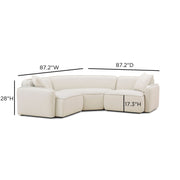 Travie 3-Piece Modular L-Sectional