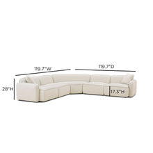Travie 5-Piece Modular Large L-Sectional