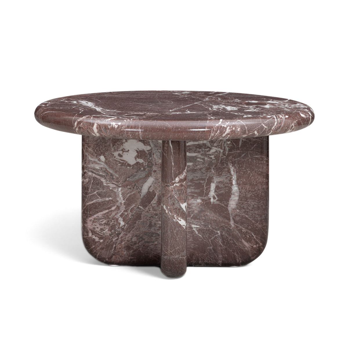 Juju 2-Piece Faux Marble Indoor/Outdoor Nesting Coffee Table Set