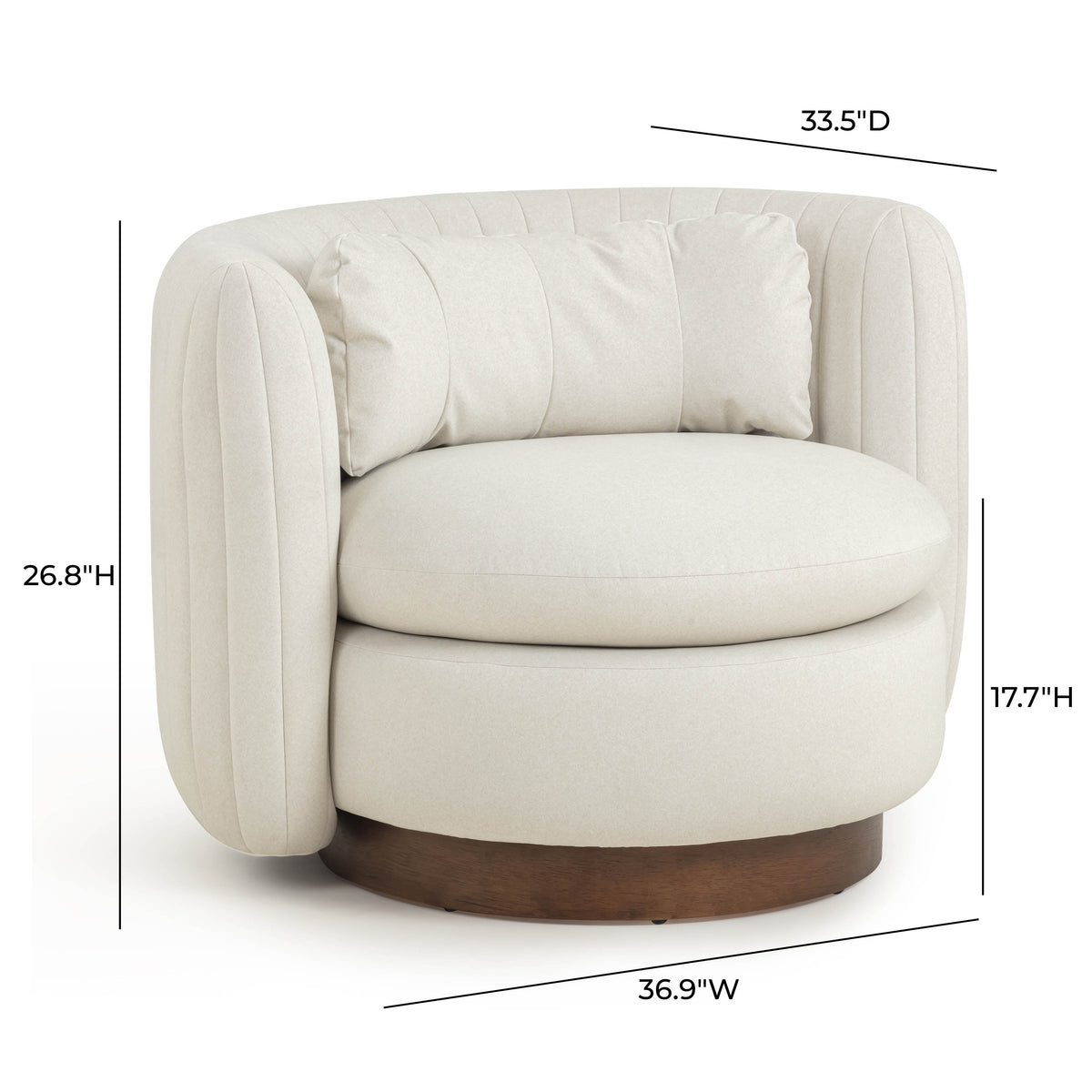 Nura Swivel Accent Chair