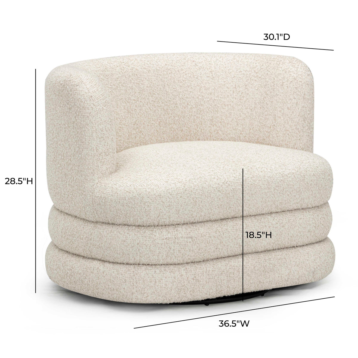 Astor Swivel Hotel Lounge Chair