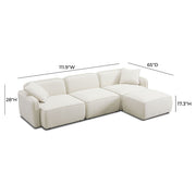 Travie 4-Piece Modular Sectional