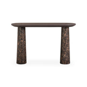 Braya 50" Faux Emperador Marble Console Table