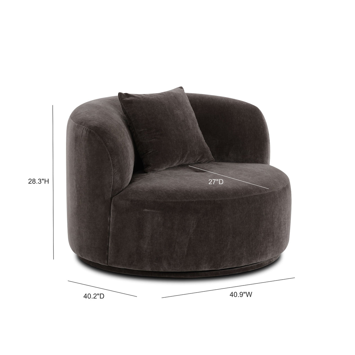 Fickle Swivel Accent Chair