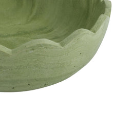 Holly Scalloped Resin Salad Bowl