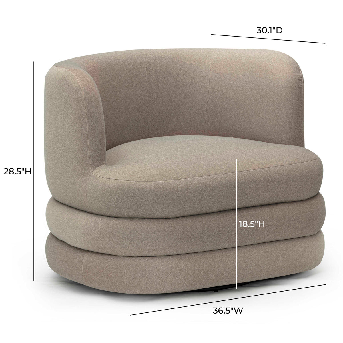 Astor Swivel Hotel Lounge Chair