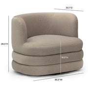 Astor Swivel Hotel Lounge Chair