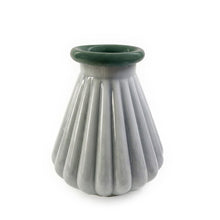 Shell Seafoam Green Glass Vase