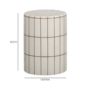 Tatiana Round Concrete Indoor/Outdoor Side Table