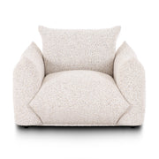 Saint Tropez Nubby Fabric Armchair in Sand
