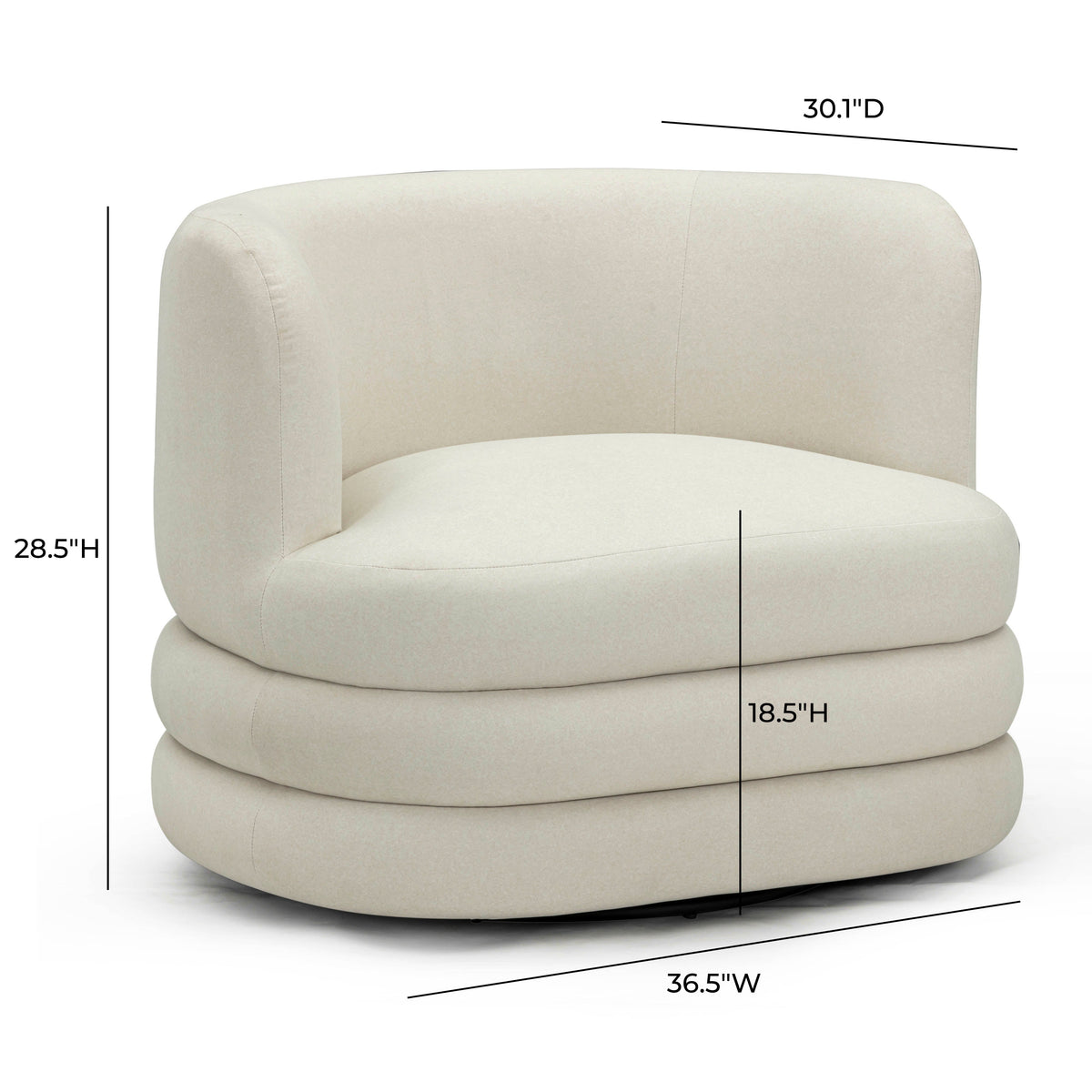 Astor Swivel Hotel Lounge Chair