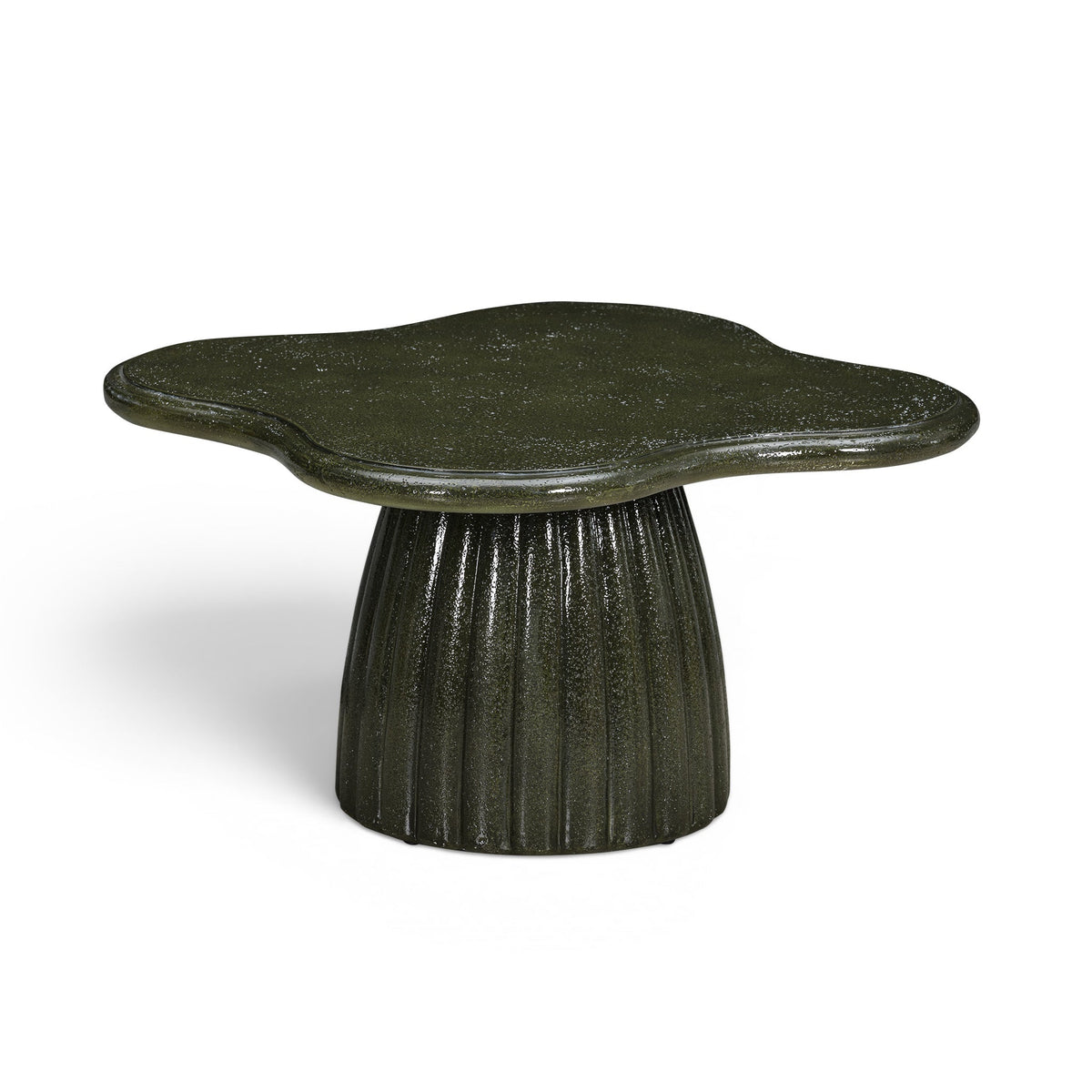 Addison 32" Green Concrete Indoor/Outdoor Coffee Table