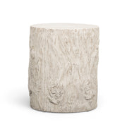 Fawn Driftwood Concrete Indoor/Outdoor Side Table