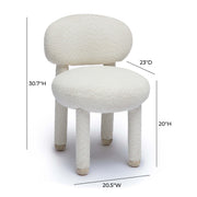 Manu Performance Fabric Side Chair