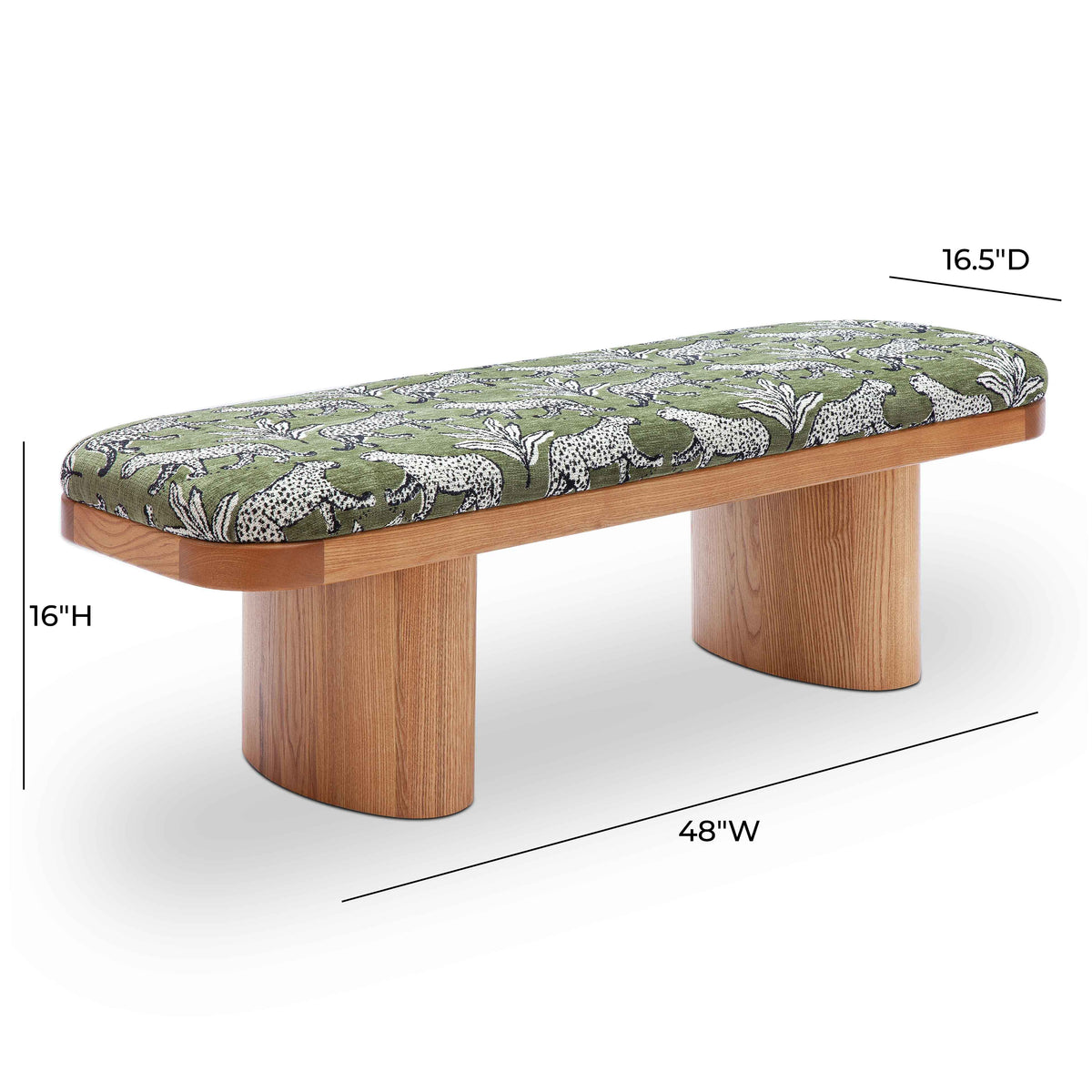 Ollie Upholstered Bench (48"-57")