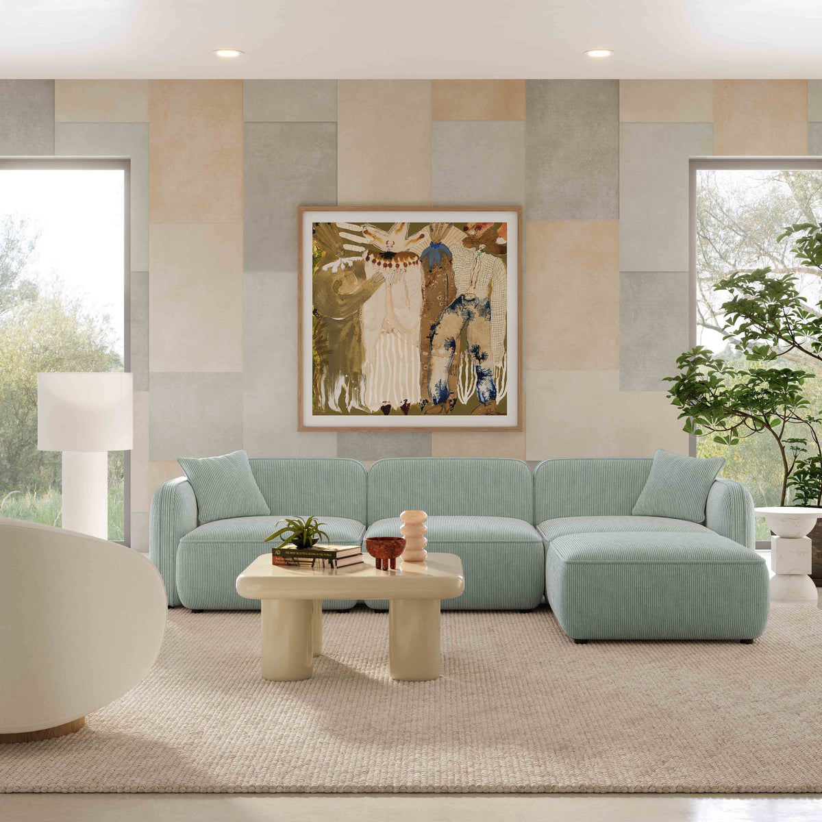Travie 4-Piece Modular Sectional