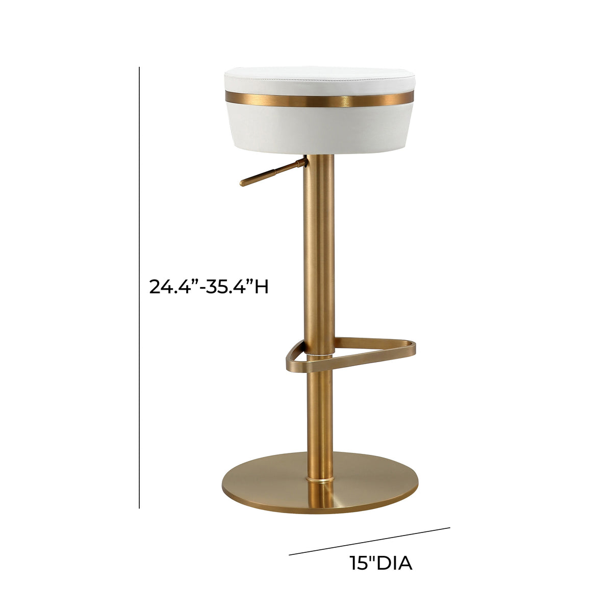 Astro Performance Vegan Leather Adjustable Stool