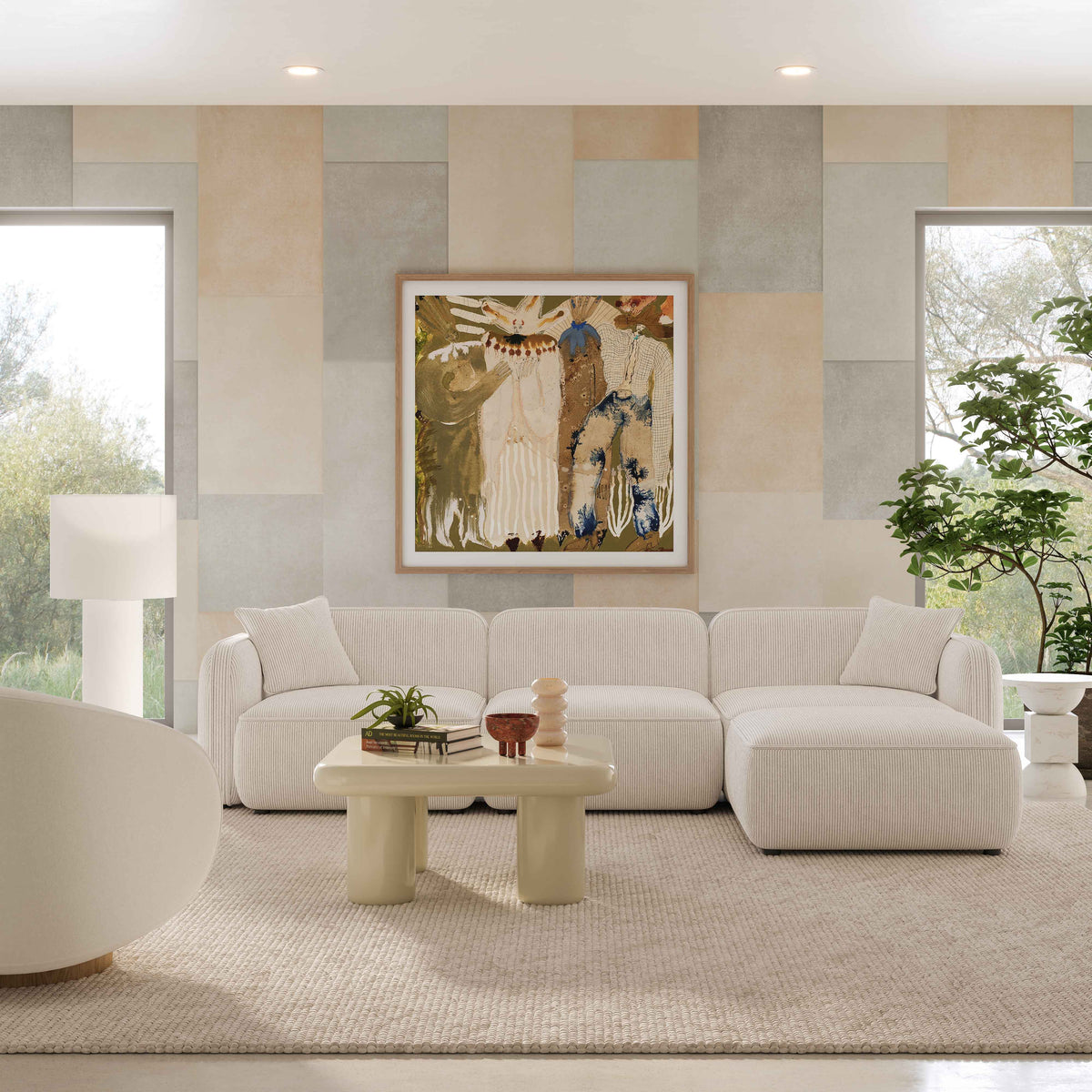 Travie 4-Piece Modular Sectional